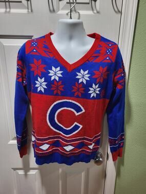 Chicago Cubs Christmas sweater